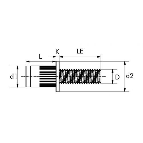 ESPARRAGO REMACHABLE ACERO BRALO